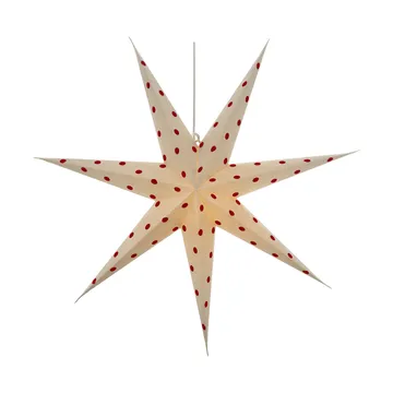 Bare advent star white-red dots - 80 cm - Scandi Living