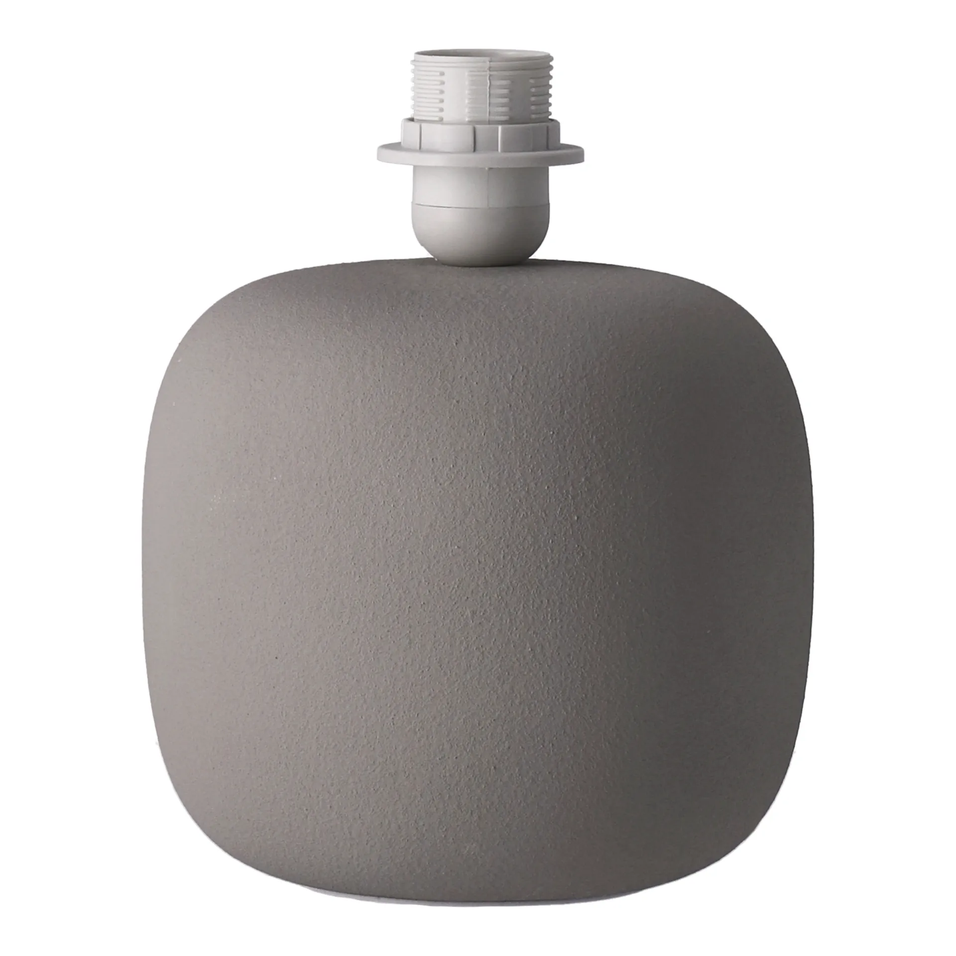 Boulder table lamp 29 cm grey-pleated white,  Scandi Living