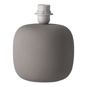 Boulder table lamp 29 cm grey-pleated white - Scandi Living