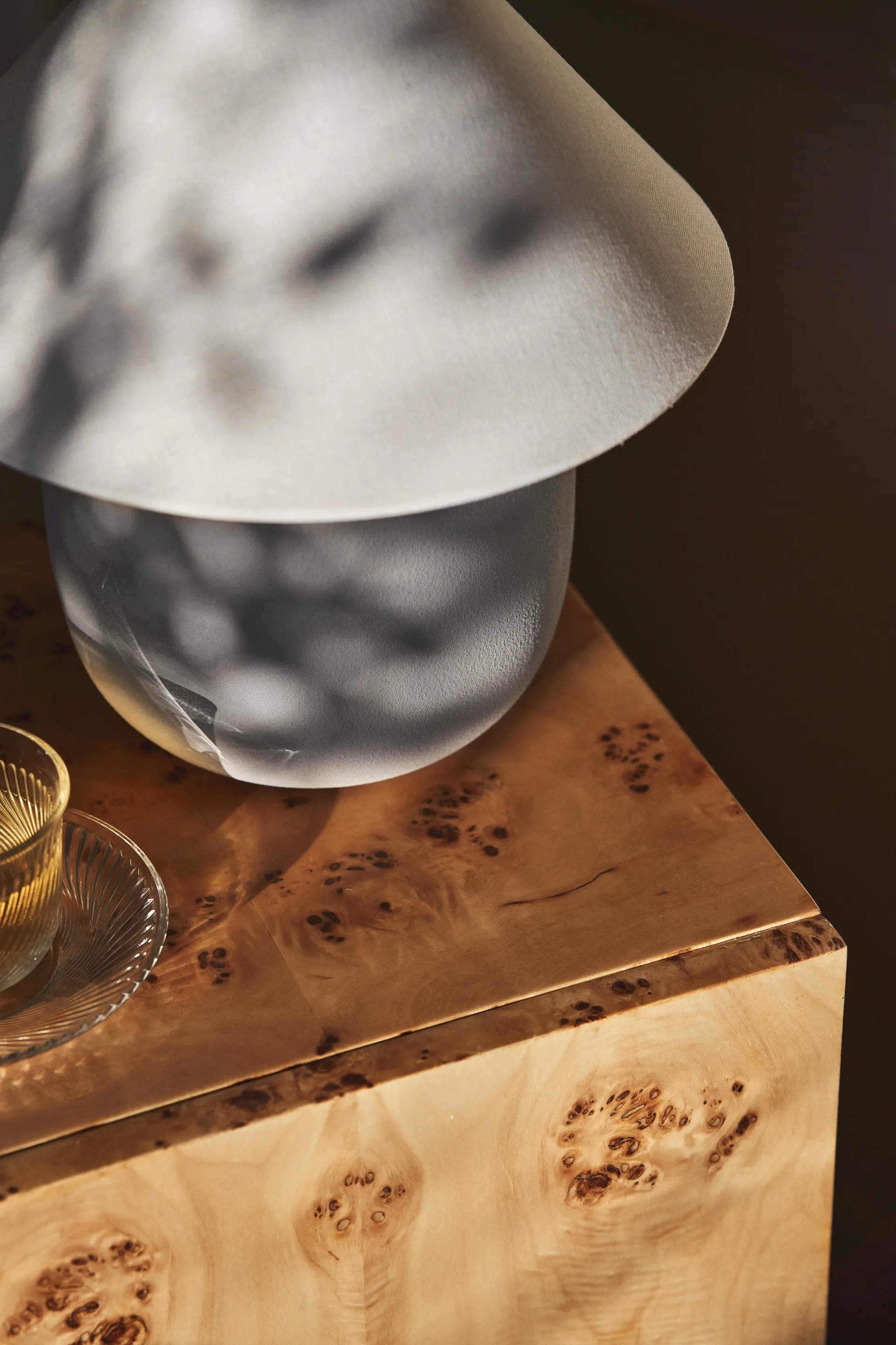 Boulder table lamp 29 cm grey-white,  Scandi Living