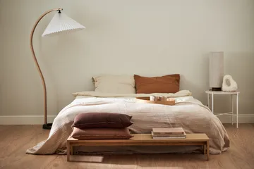 Calm pillow case linen 40x60 cm - Chocolate Brown - Scandi Living