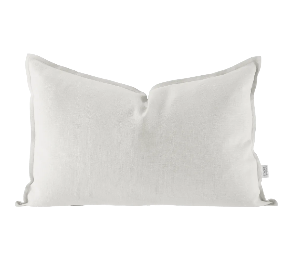 Calm pillow case linen 40x60 cm, White Scandi Living