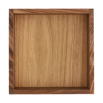 Carve storage box 15 cm - Dark stained oak - Scandi Living
