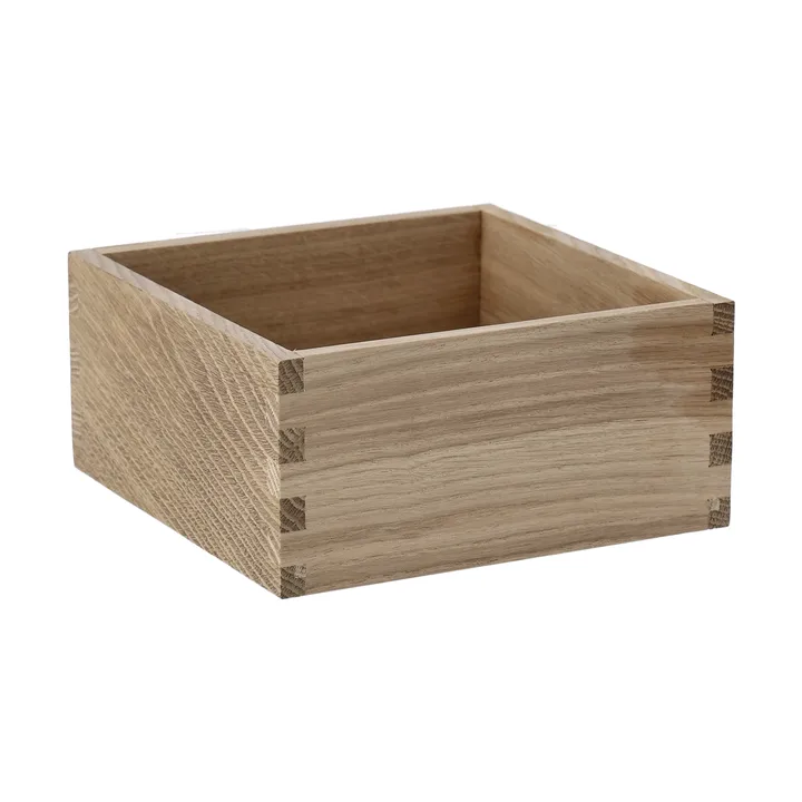 Carve storage box 15 cm - Oak - Scandi Living