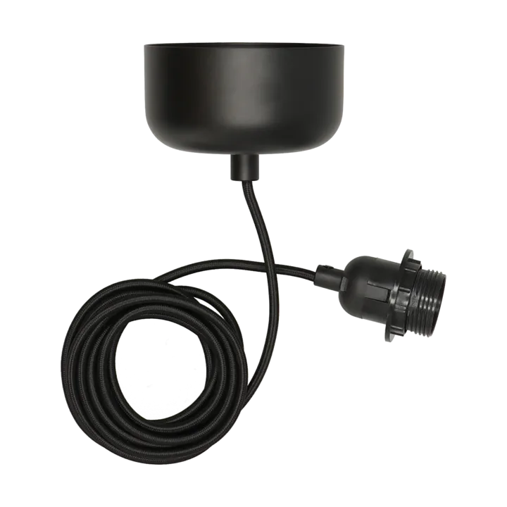 Ceiling suspension incl cord 250 cm - Black - Scandi Living