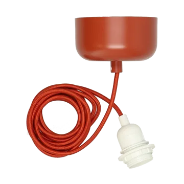 Ceiling suspension incl cord 250 cm - Red - Scandi Living