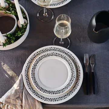 Clean tablecloth 145 x 250 cm - charcoal - Scandi Living