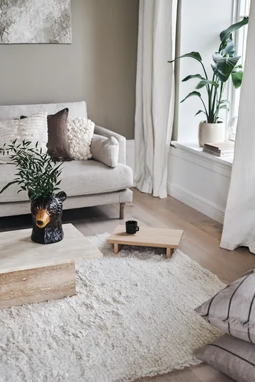Cozy wool carpet natural white - 170x240 cm - Scandi Living