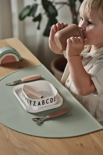 Dine cutlery set silicone 3 pieces - Blusher - Scandi Living