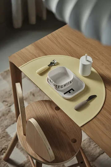 Dine cutlery set silicone 3 pieces - Taupe - Scandi Living