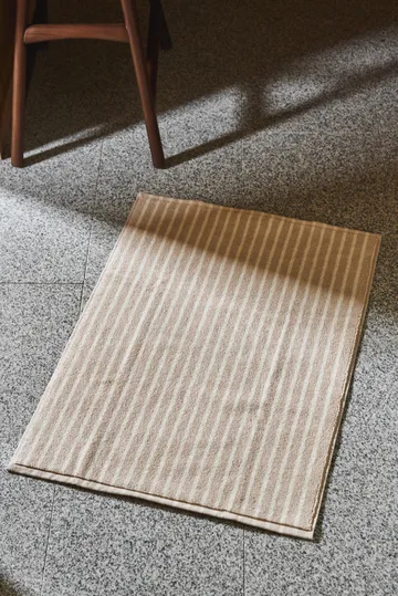 Drift bath mat 50x70cm - Beige-white - Scandi Living
