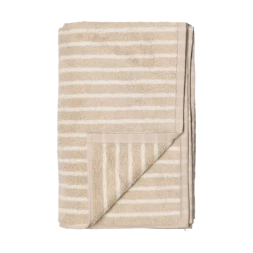 Drift bath towel 70x140 cm - Beige-white - Scandi Living