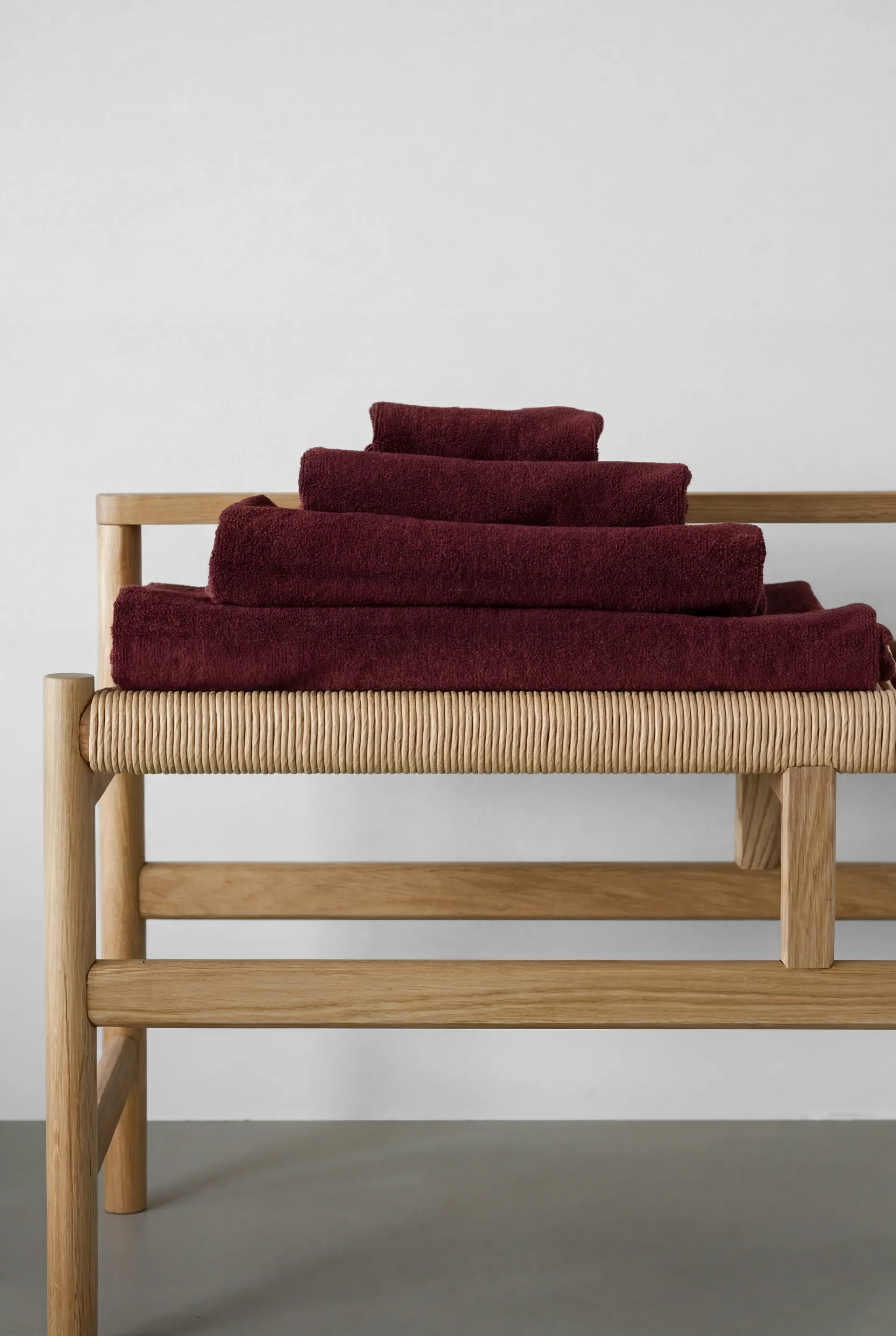 Drift bath towels 100x150 cm 2-pack - Red,  Scandi Living