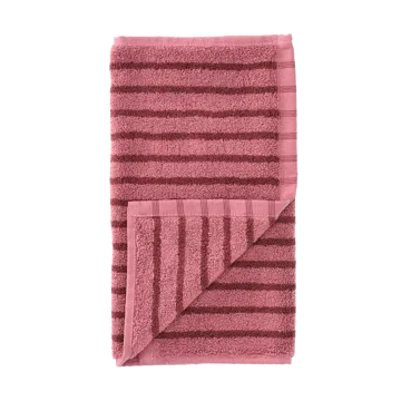 Drift towel 30x50 cm - Pink-red - Scandi Living