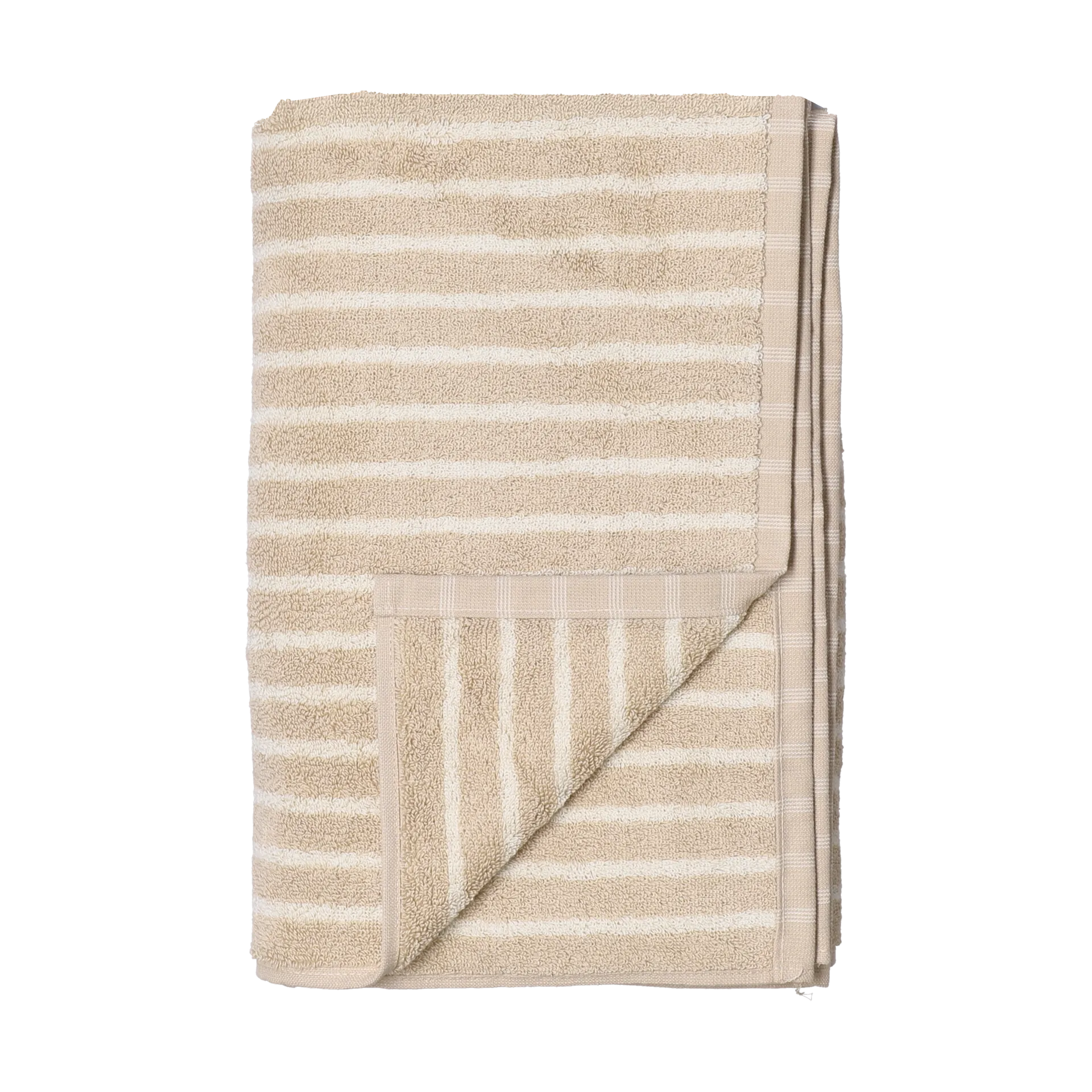Drift towel 50x70 cm, Beige-white Scandi Living