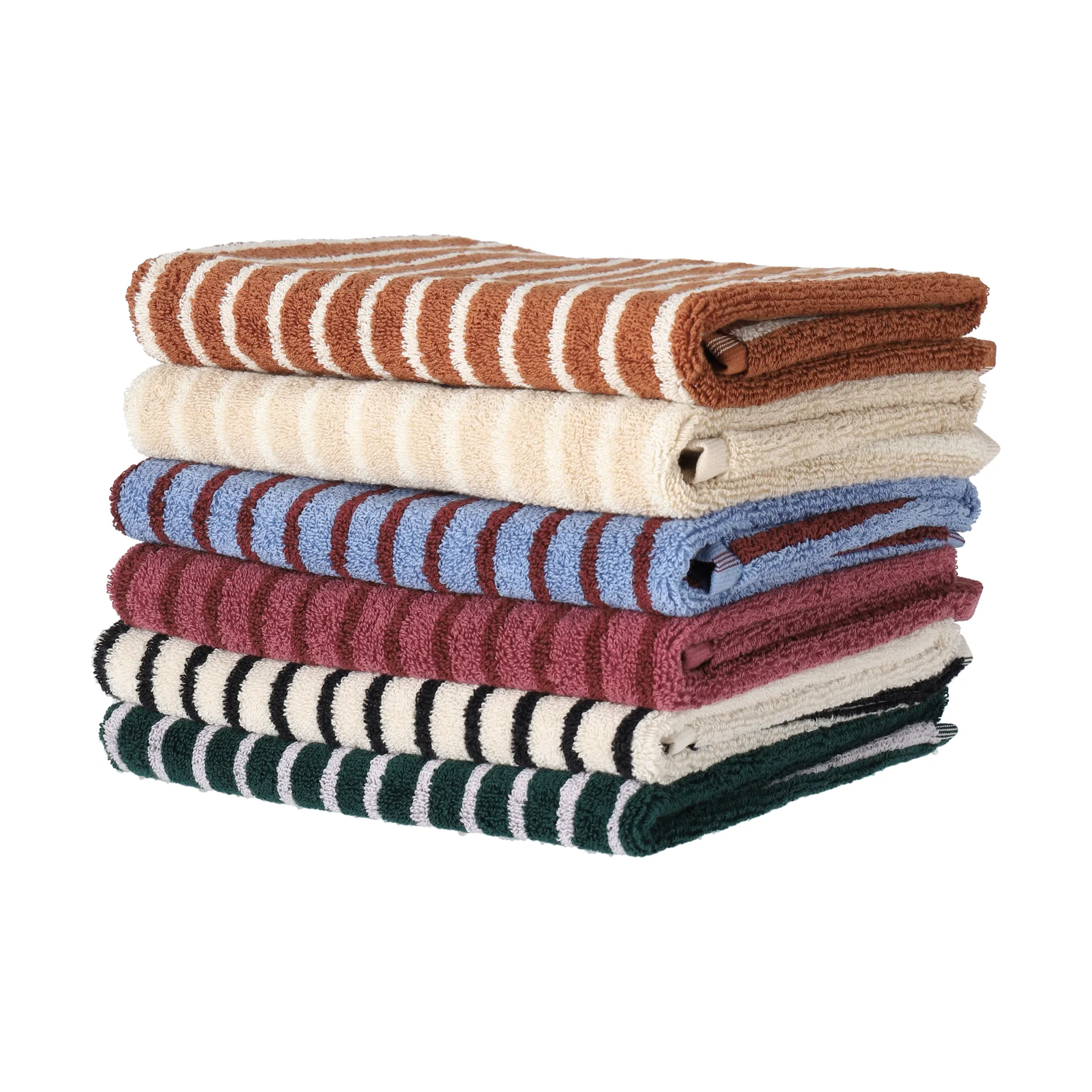 Drift towel 50x70 cm, Beige-white Scandi Living