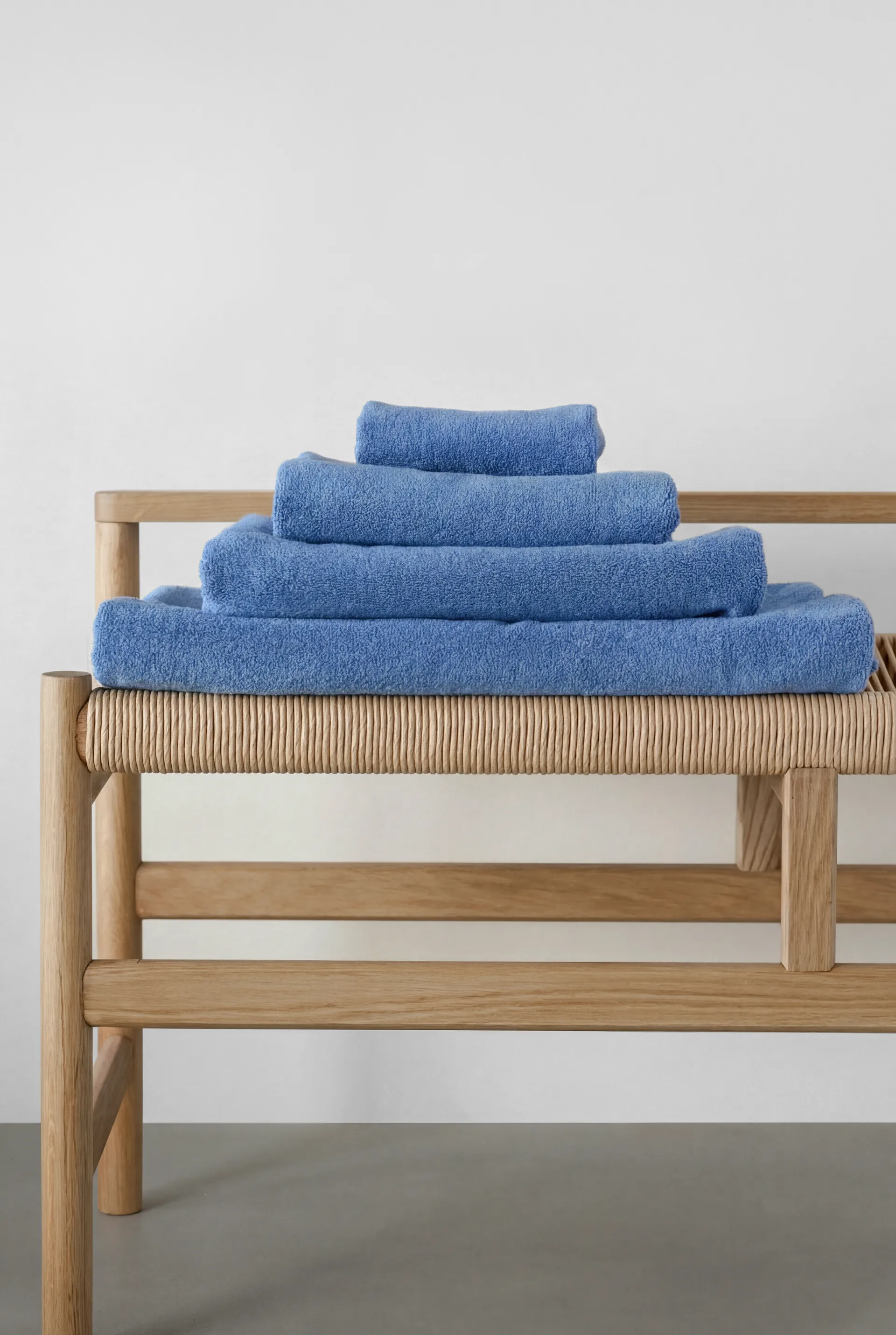 Drift towel set 4 pieces - Blue,  Scandi Living
