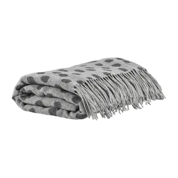 Droplets cotten throw 130x185 cm - grey - Scandi Living