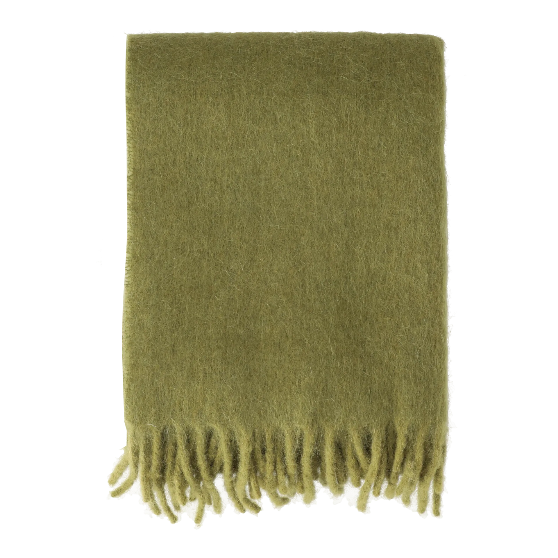 Dune mohair throw 130x170 cm, Olive Scandi Living