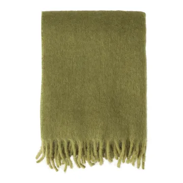 Dune mohair throw 130x170 cm - Olive - Scandi Living