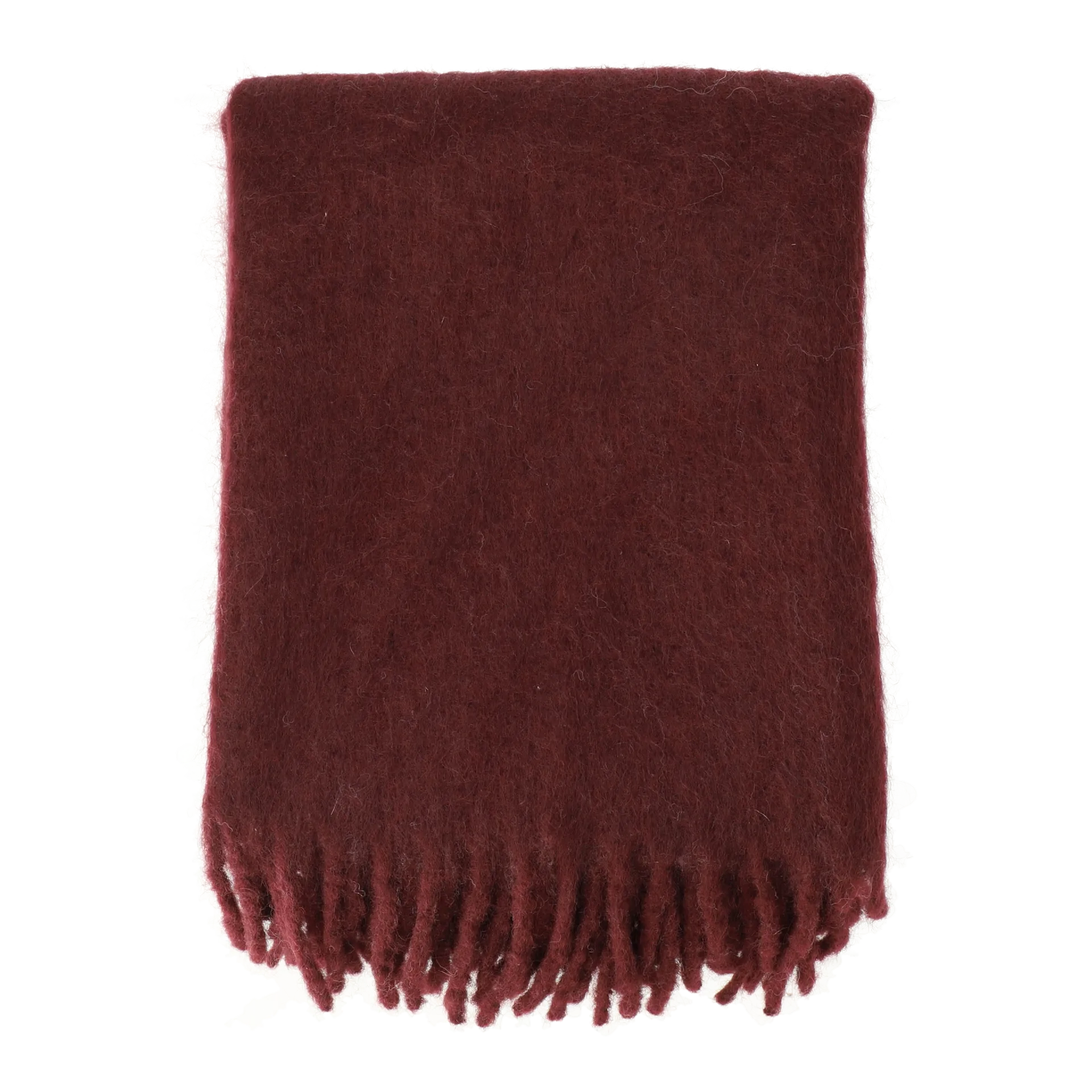 Dune mohair throw 130x170 cm, Plum Scandi Living