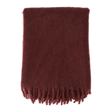 Dune mohair throw 130x170 cm - Plum - Scandi Living