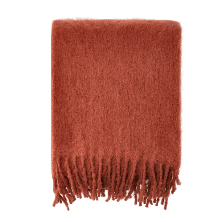 Dune mohair throw 130x170 cm - Sienna - Scandi Living