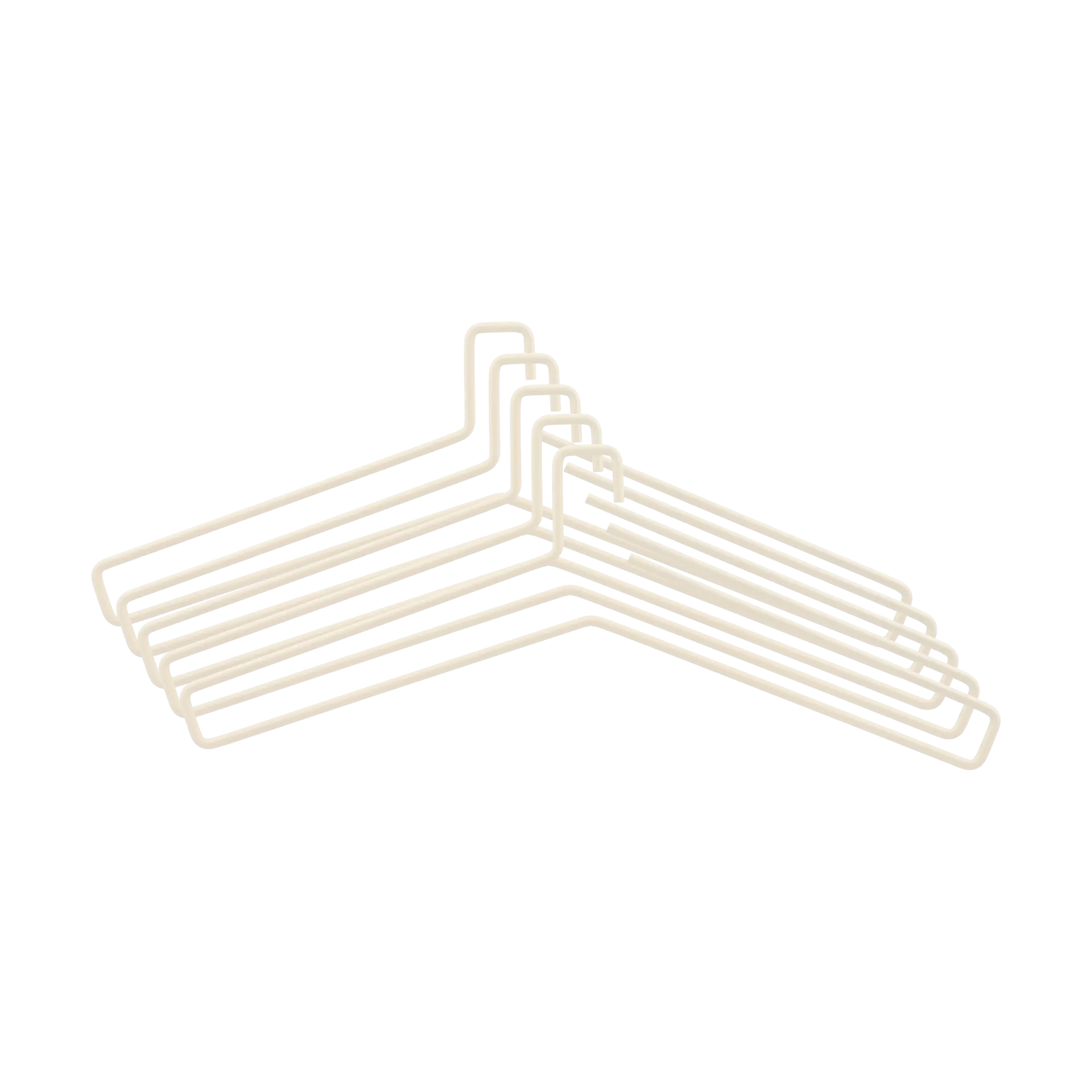 Edge hanger 5-pack, Beige Scandi Living