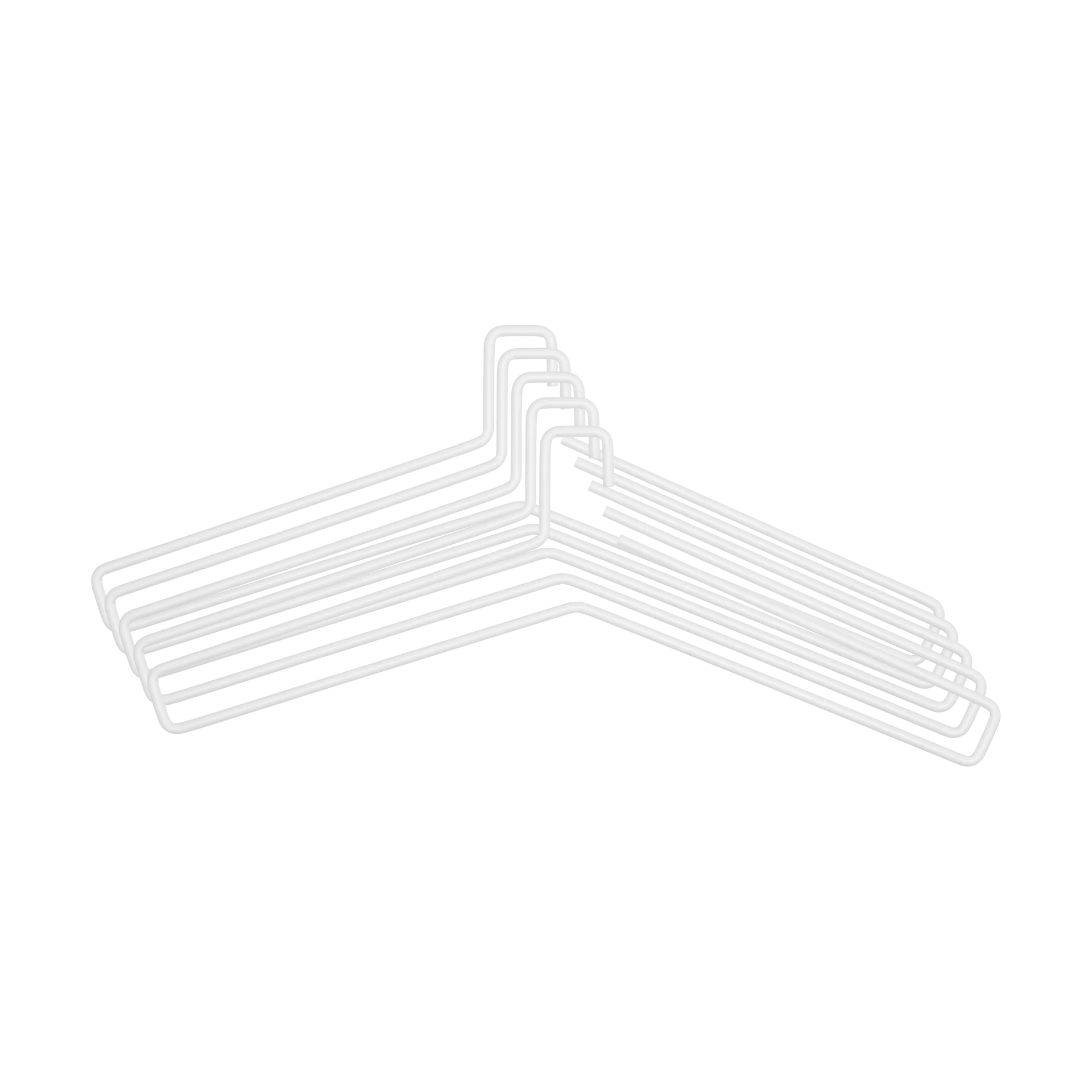 Edge hanger 5-pack, White Scandi Living