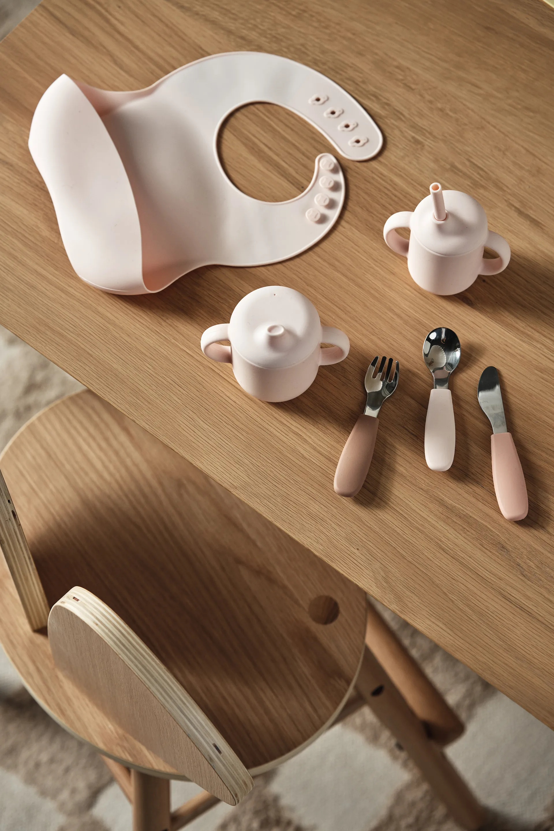 Elvie sippy cup silicone 180 ml, Vanilla Scandi Living