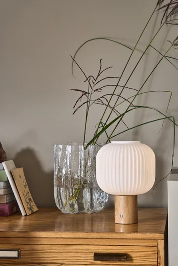 Fair portable table lamp - Frosted glass-ash - Scandi Living