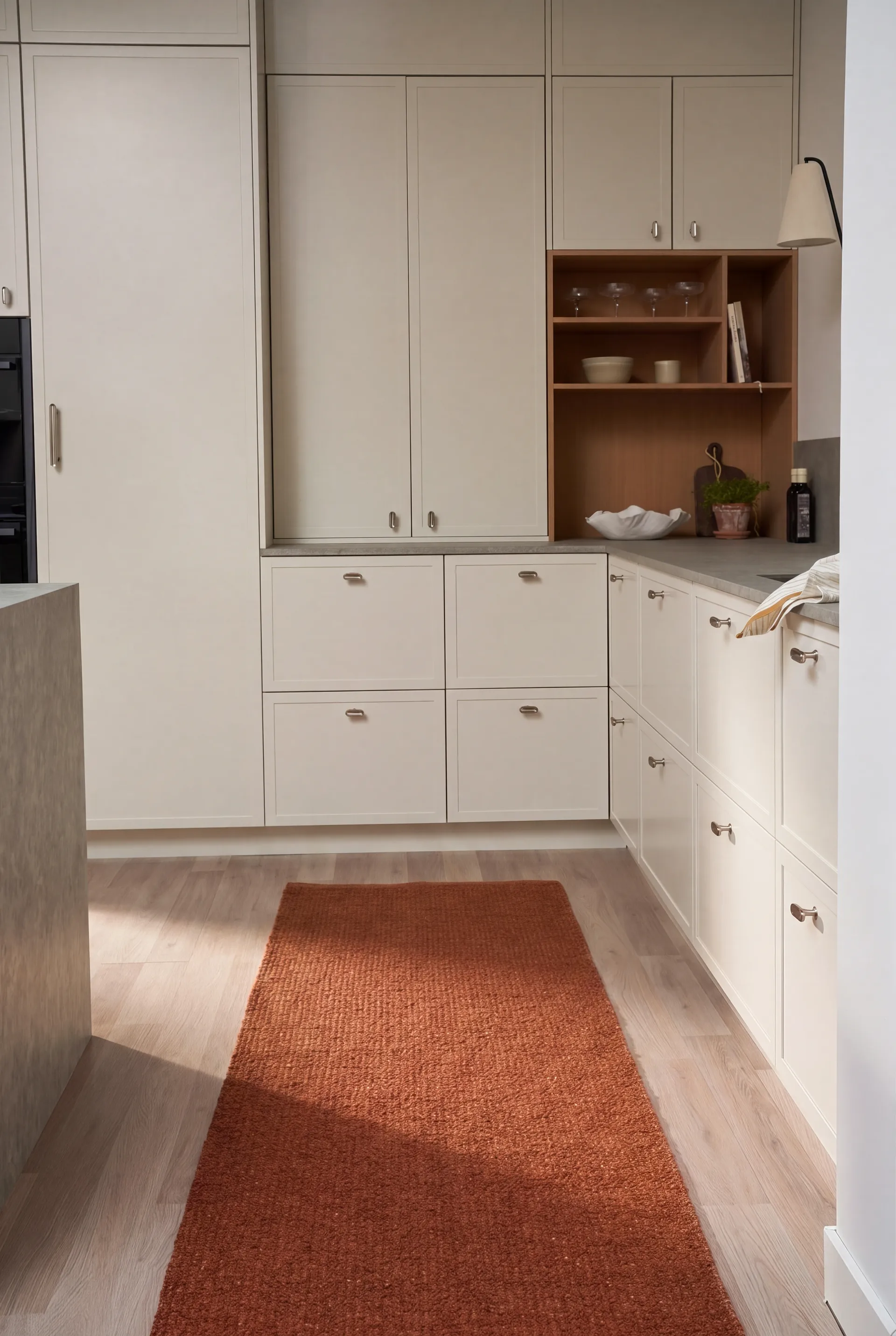 Fallow runner rug, Rust, 70x250 cm Scandi Living
