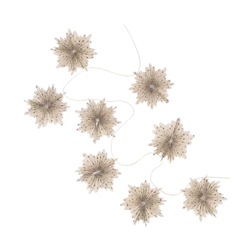 Festive garland 3 m - Red polka-dot - Scandi Living