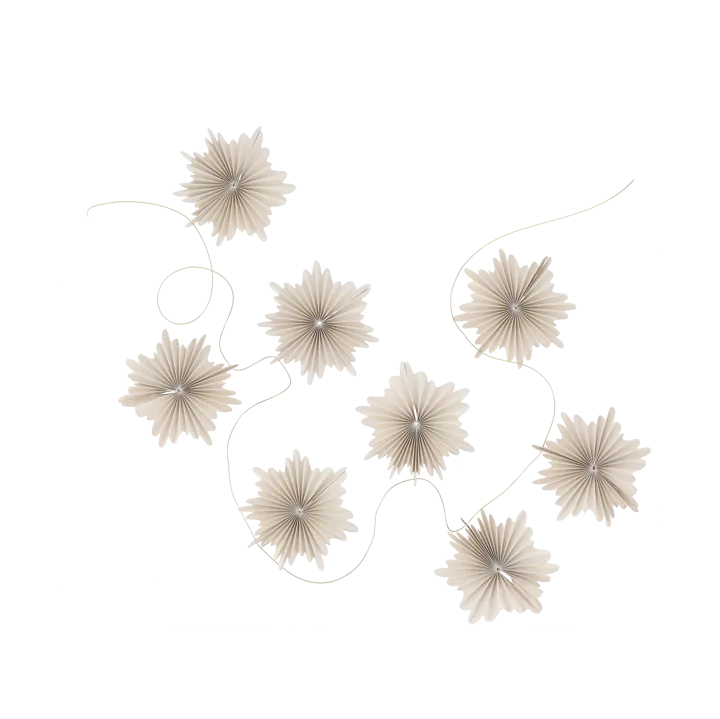 Festive garland 3 m - White - Scandi Living