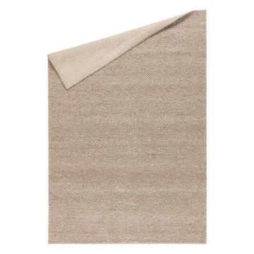 Flock wool carpet beige - 170x240 cm - Scandi Living