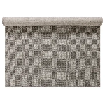 Flock wool carpet nature grey - 170x240 cm - Scandi Living