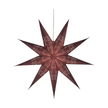 Folk advent star - Burgundy, Ø45 cm - Scandi Living