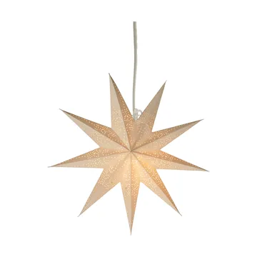 Folk advent star - White, Ø45 cm - Scandi Living