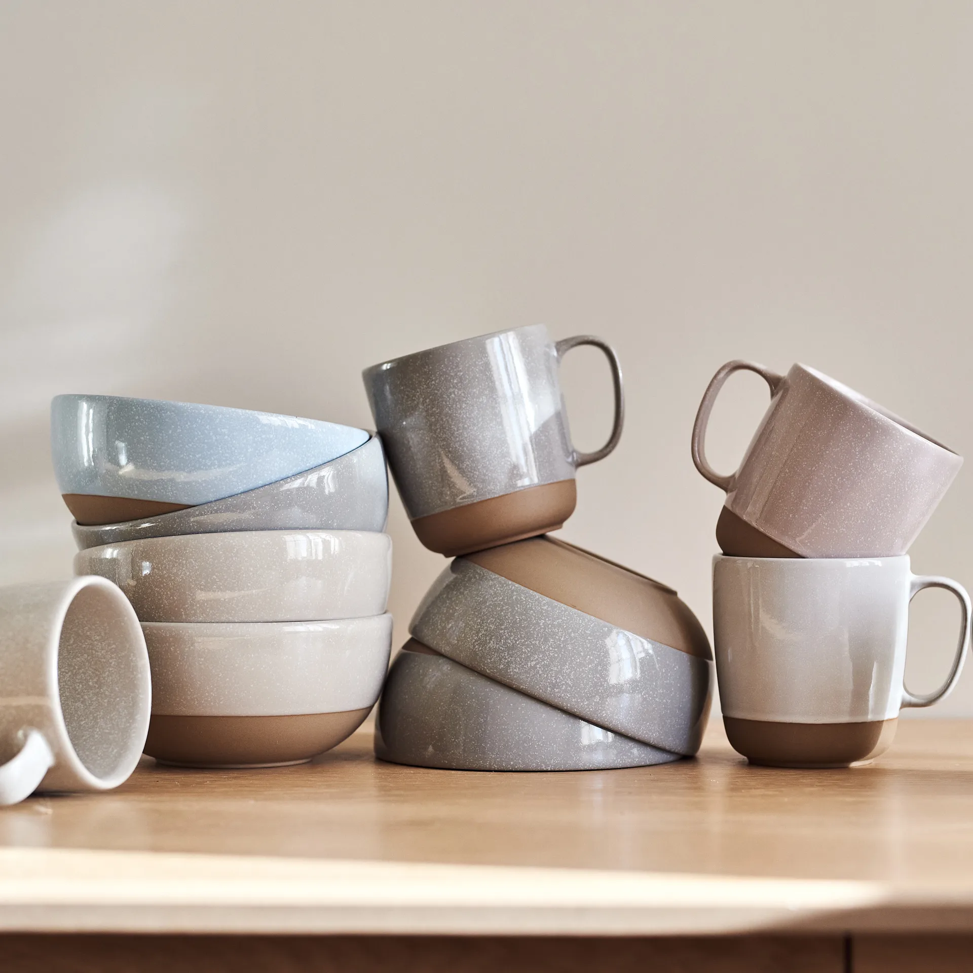 Fossil bowl 60 cl, grey Scandi Living
