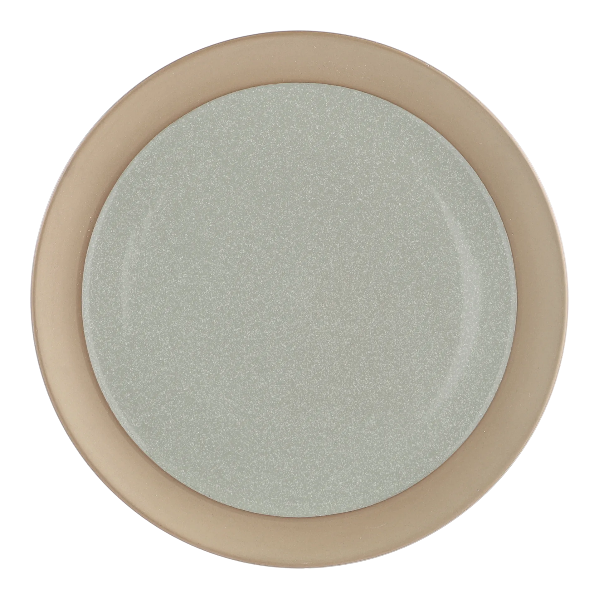 Fossil plate Ø26 cm, Green Scandi Living