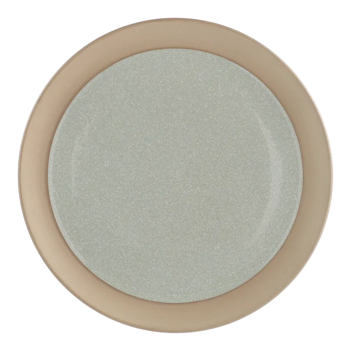 Fossil plate Ø26 cm - Green - Scandi Living