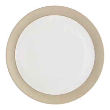 Fossil plate Ø26 cm - White - Scandi Living