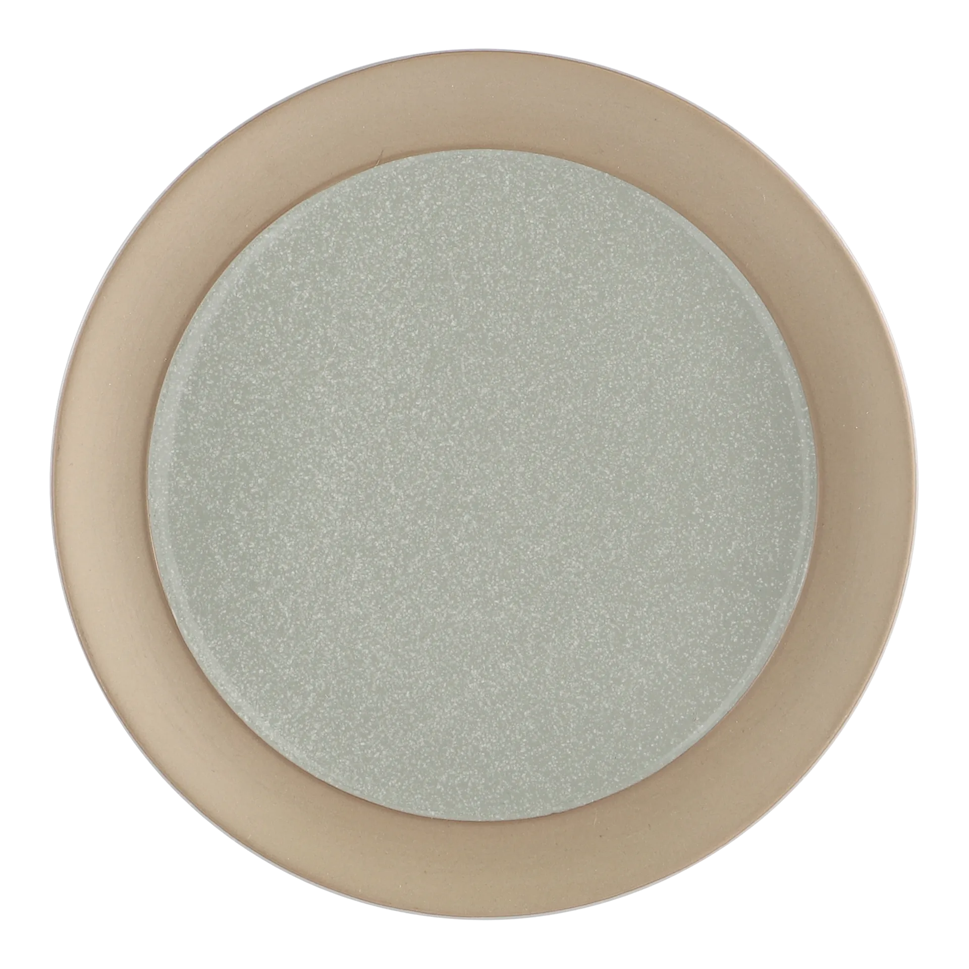 Fossil small plate Ø21 cm, Green Scandi Living