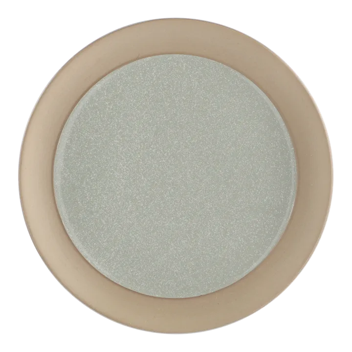 Fossil small plate Ø21 cm - Green - Scandi Living