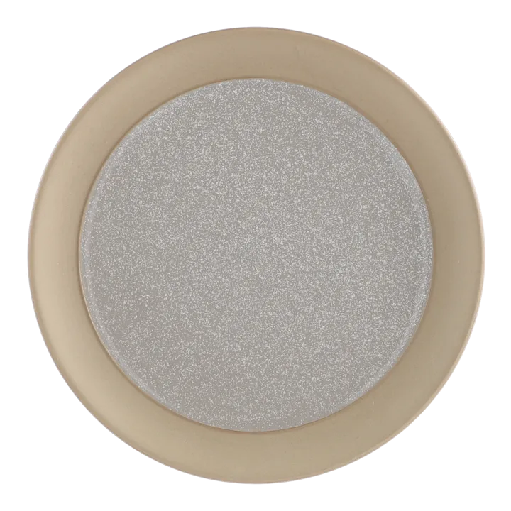 Fossil small plate Ø21 cm - Grey - Scandi Living