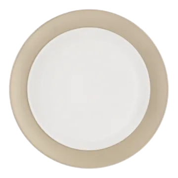 Fossil small plate Ø21 cm - White - Scandi Living