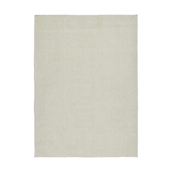 Furrow wool rug natural white - 170x240 cm - Scandi Living