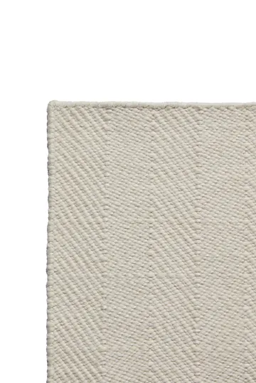 Furrow wool rug natural white - 170x240 cm - Scandi Living