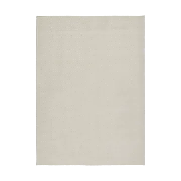 Furrow wool rug natural white - 200x300 cm - Scandi Living