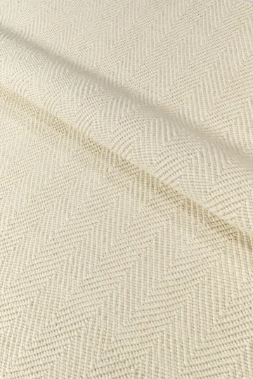 Furrow wool rug natural white - 80x240 cm - Scandi Living